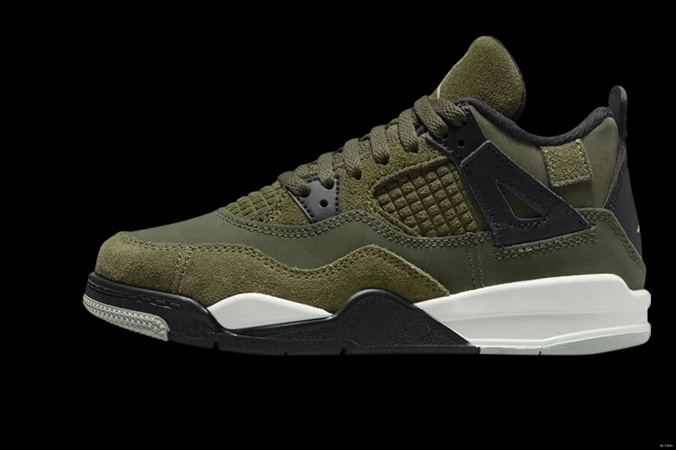 SE Jordan Air Retro 4 GS Olive' 'Craft 0711